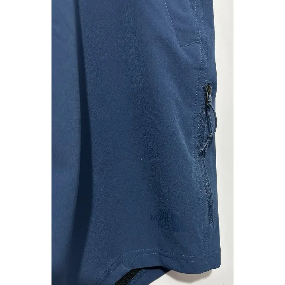The North Face Flash Dry Mens Shorts 38 Navy Pockets Drawstring Outdoor Logo